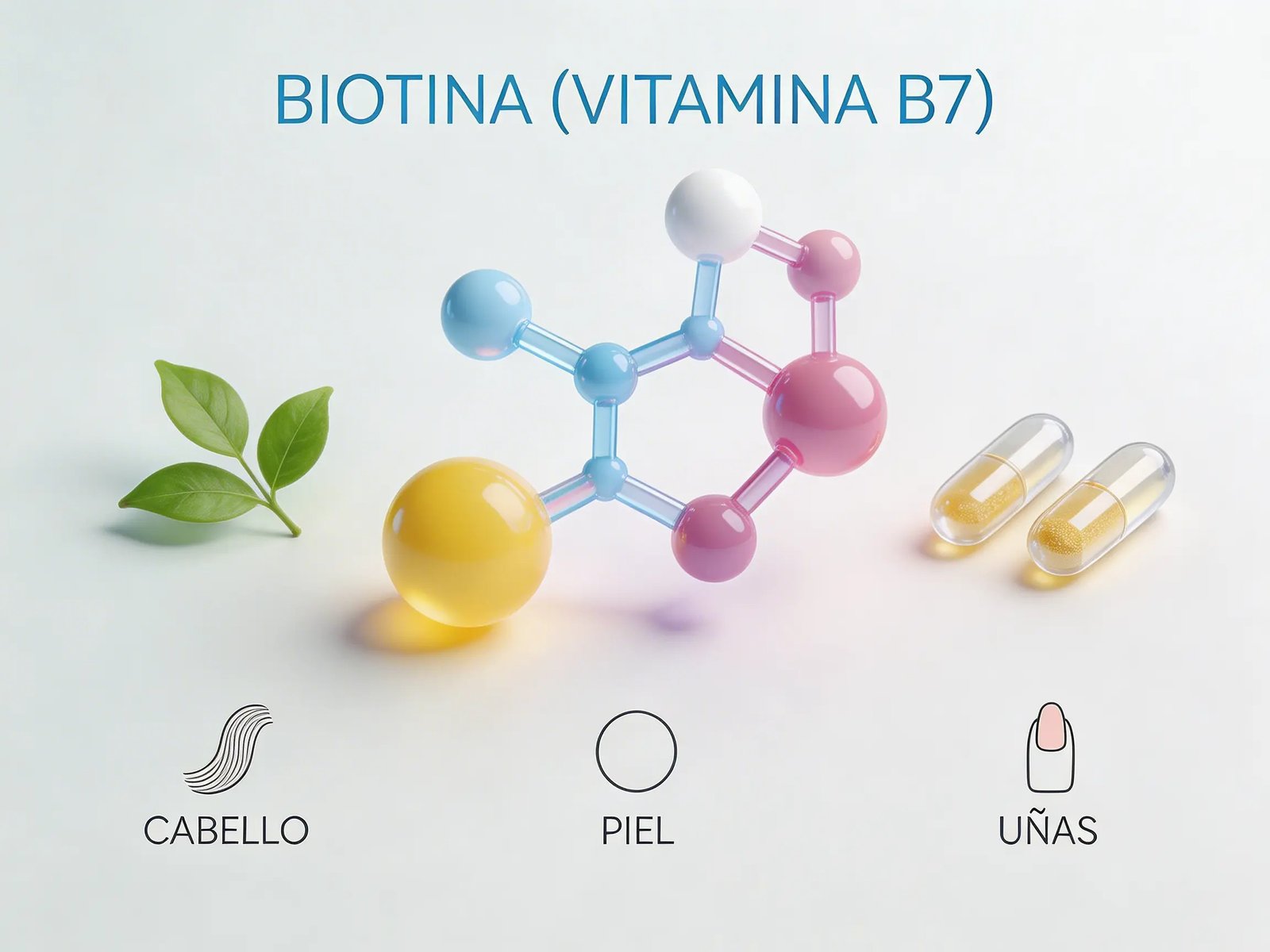 Biotina estructura molecular